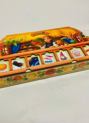 Деревянная детская развивающая игра пазл-головоломка "ребус"