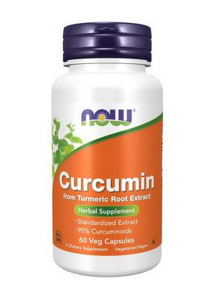 Добавка Куркумин Turmeric Curcumin 665 mg (60 veg caps), NOW 18+