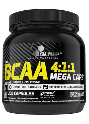 Комплекс аминокислот для спорта BCAA 4:1:1 Mega Caps (300 caps...