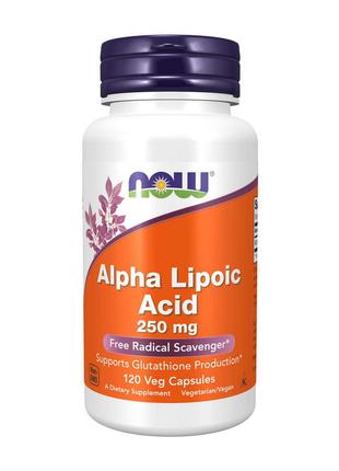 Альфа-ліпоєва кислота для тренувань Alpha Lipoic Acid 250 mg (...