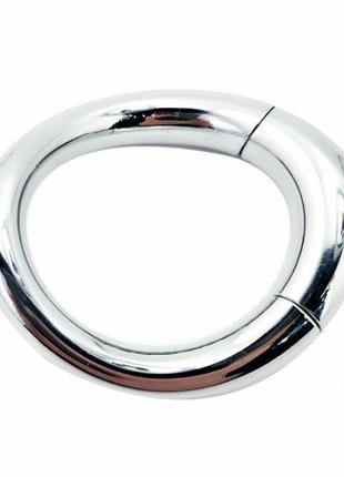 Металлическое кольцо на пенис Magnet Curved Penis Ring Small 18+
