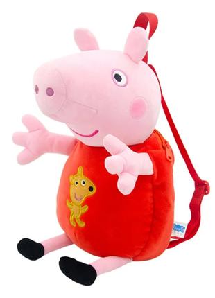 Плюшевый рюкзак Свинка Пеппа Peppa Pig, новая