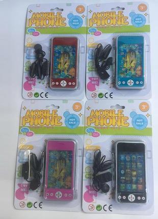 Игрушечный Мобильный телефон арт. HK830 (144шт/2) + наушники, ...