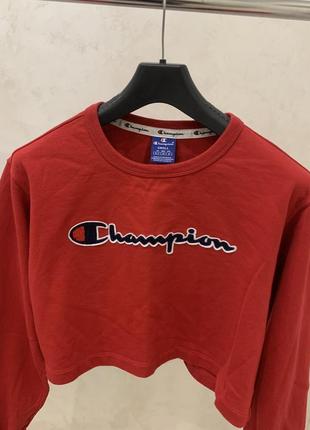 Кофта светр champion джемпер світшот вкорочений жіночий топ