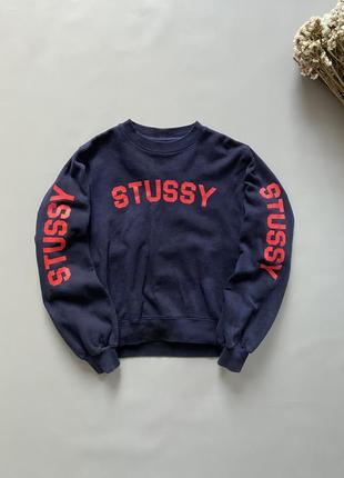 Женская кофта стухи бег лого свитшот тай дай stussy sweatshirt