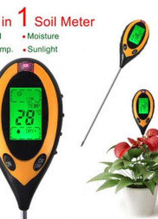 СТОК! PН-метр, термометр, измеритель влажности и освещённости.