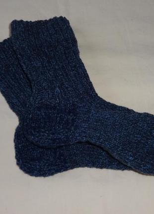 Тёплые вязаные носки