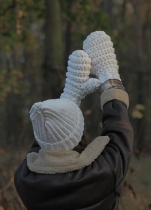 Рукавиці, теплі рукавички