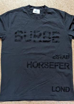 Футболка burberry oversized horseferry t-shirt