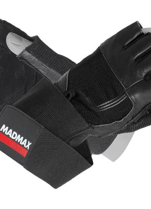 Рукавички для фітнесу MadMax MFG-269 Professional Exclusive Bl...