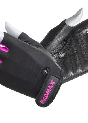 Рукавички для фітнесу MadMax MFG-251 Rainbow Pink S