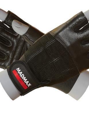 Рукавички для фітнесу MadMax MFG-248 Clasic Exclusive Black M