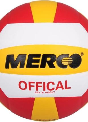 М'яч волейбольний Merco Official volleyball ball, No. 5 ID36933 5