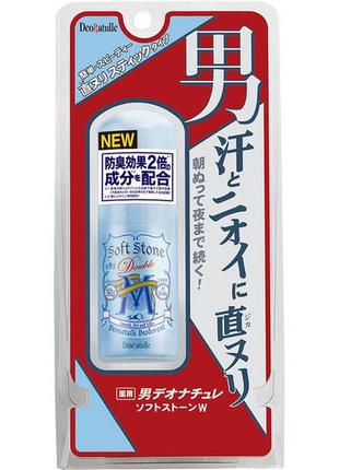 Soft stone deonatulle японский мужской натуральный дезодорант-...