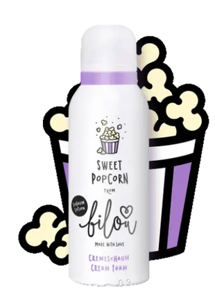 Лосьйон-пінка для тіла bilou sweet popcorn 150 ml , солодкий п...