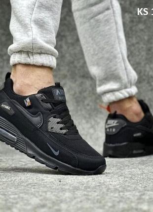 Nike air max 90 cordura (чорні),