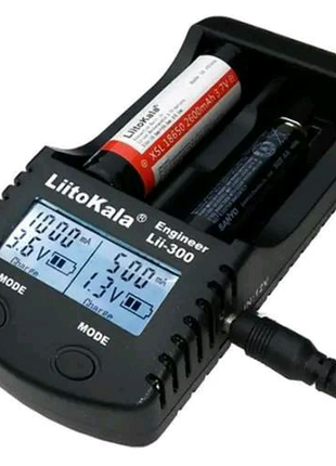 Интеллектуальное зарядное устройство LiitoKala Lii-300 на 2 аккум