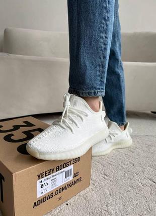 Кроссовки yeezy 350 white premium