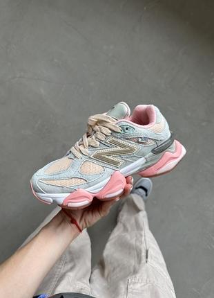 Женские кроссовки new balance 9060 pink