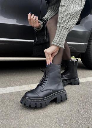 Женские ботинки no brand boots black fur