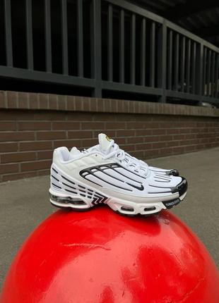 Кроссовки nike air max tn+ white/black