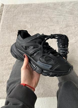 Жіночі кросівки balenciaga track "black"