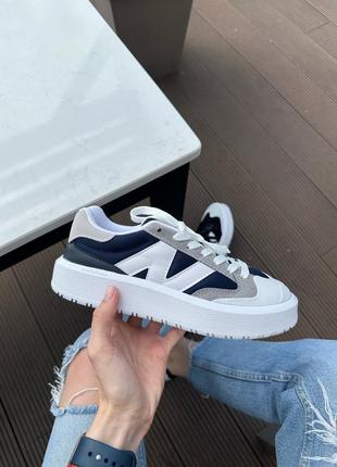 Женские кроссовки new balance ct302 white/blue