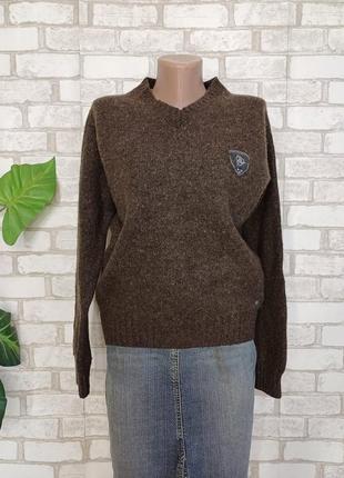 Новый мега теплый свитер/кофта на 70 % шерсти в темном цвете х...