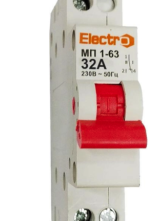 Переключатель нагрузки ElectrO І-0-ІІ МП1-63 1P 32 А