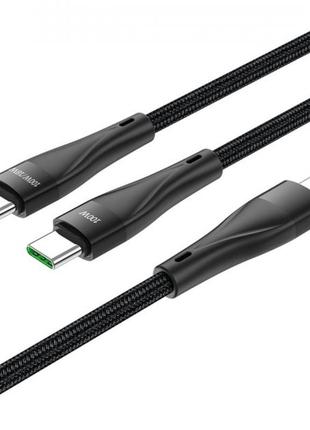 USB кабель Hoco U102 2в1 Type- C - Type- C to iPhone (1500mm) ...