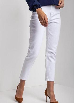 Ефектні білі класичні штани , штани zara