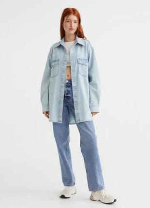 Куртка рубашка h&amp;m oversize.