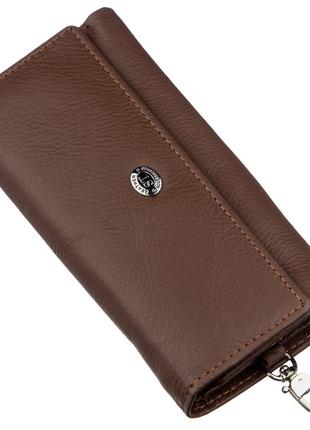 Мужской универсалный бумажник с ключницей ST Leather 18840 Кор...