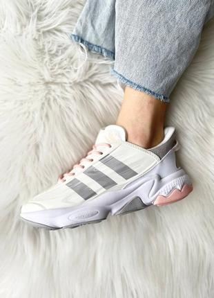 Кроссовки adidas ozweego celox ‘silver metallic/ cloud white/ ...