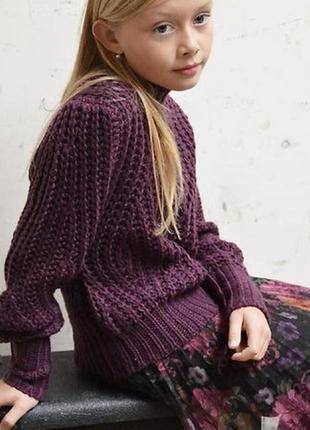 Стильный комплект юбка плиссе и свитер от датского премиум бре...