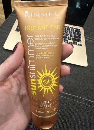 Rimmel sun shimmer instant tan гель-бронзатор для автозасмаги ...