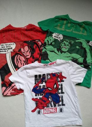 Лот футболки с супергероями