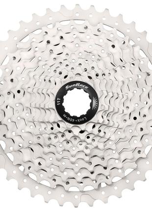 Кассета инд. 10-k 11-46T SUN RACE MS3 MTB metallic/silver