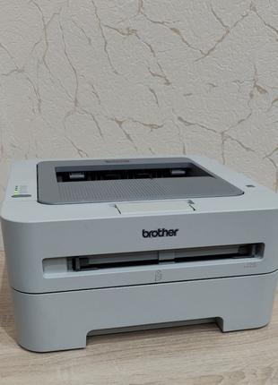 Лазерный принтер Brother HL-2132R + USB и сетевой кабели