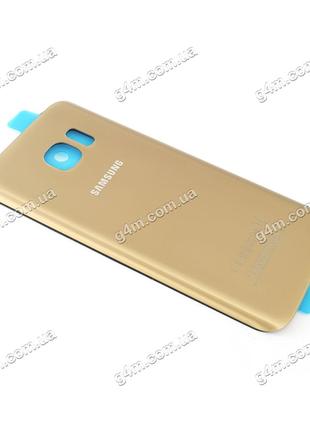 Задня кришка для Samsung G930 Galaxy S7 золотиста, висока якість