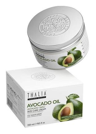 Крем для лица и тела с маслом авокадо мега объем thalia, талия