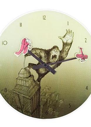 Настінний годинник "King Kong" Ø35 см