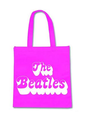 Сумка для покупок "The Beatles", рожева