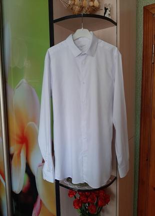 Белая классическая рубашка taylor&amp;wright