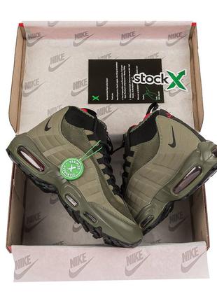 Nike air max 95 sneakerboot green | кроси