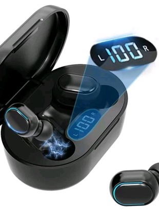 Бездротові вакуумні Bluetooth навушники СТЕРЕО гарнітура TWS E7S