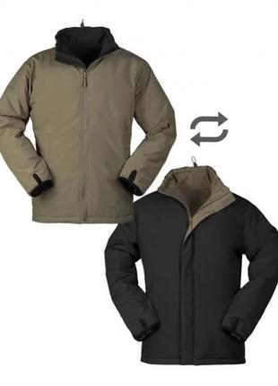 Куртка утеплююча двостороння sturm mil-tec green/black (S)
