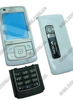 Корпус для Nokia 6288 білий з клавіатурою, висока якість