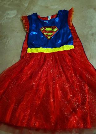 Платье супер героиня на 9-10 лет