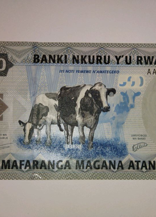 🇷🇼 Руанда 500 FRw франков 2013 UNC